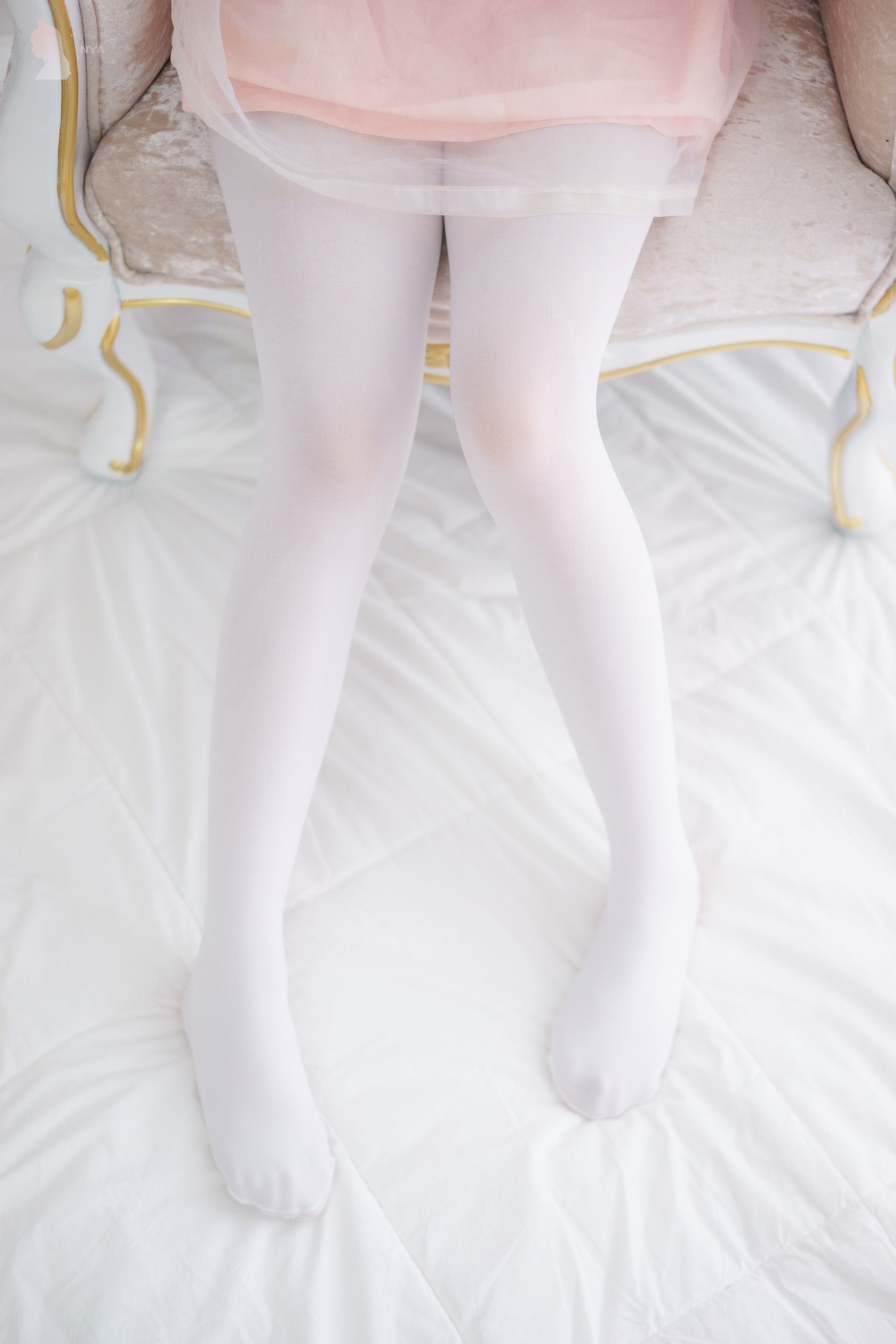图片[1]-喵写真 VOL.002 粉红小妹妹的白丝 [76P]-XikXak
